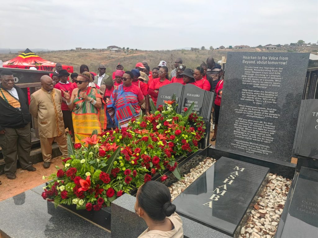 Joyce Mashamba's grave